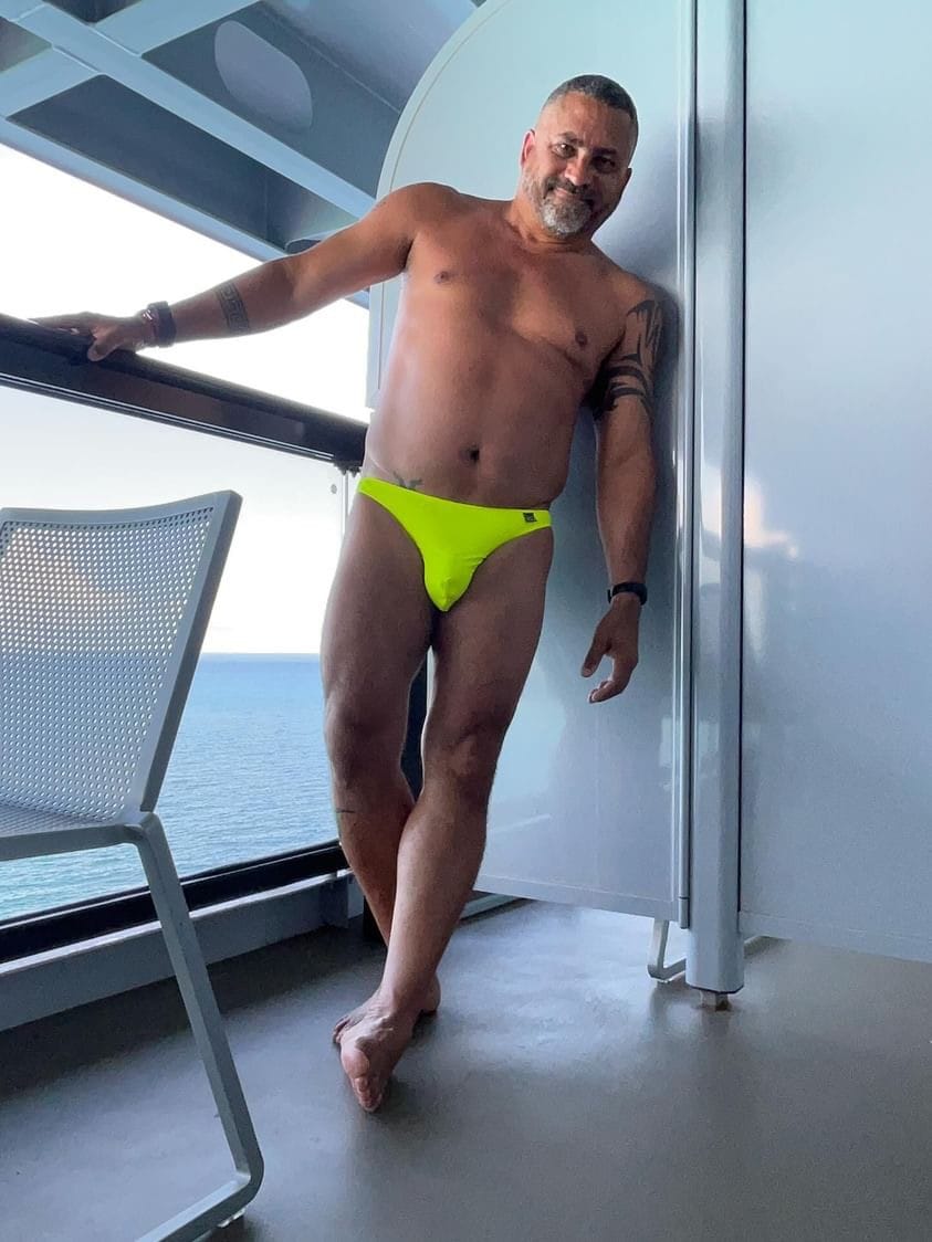 Aussie Flag Male Protruding Front, Rio Butt Briefs