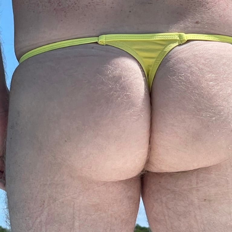 Aussie Flag String Side Super Slim Thong