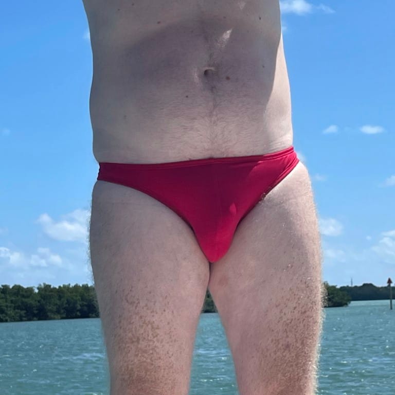 Male Scrunched/ Ruched Bum- Brazilian 3/4 Briefs