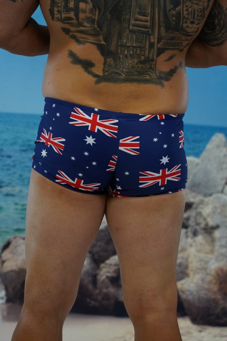 Aussie Flag Spunky Trunks-Oz