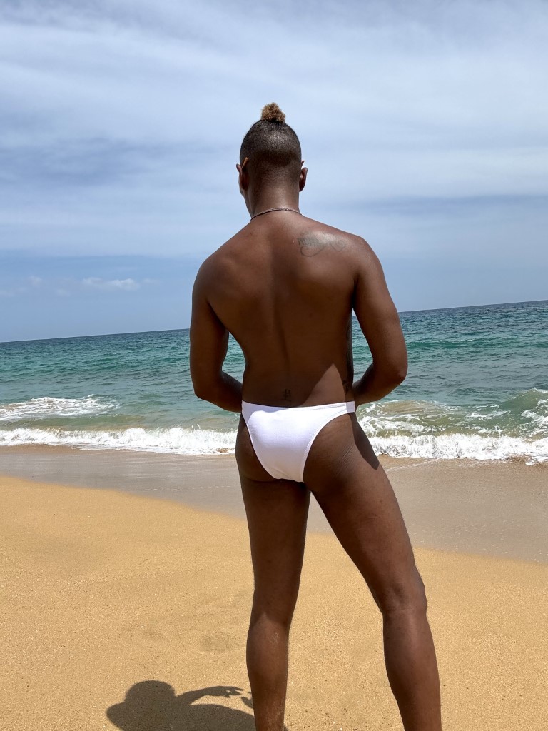 Aussie Flag Male Protruding Front, Rio Butt Briefs