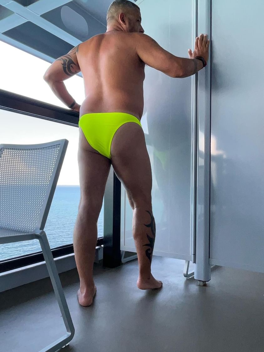 Male protruding Front, Rio Butt Briefs
