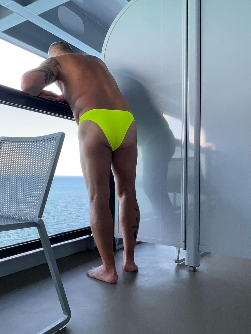 Male protruding Front, Rio Butt Briefs