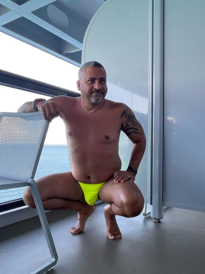 Male protruding Front, Rio Butt Briefs