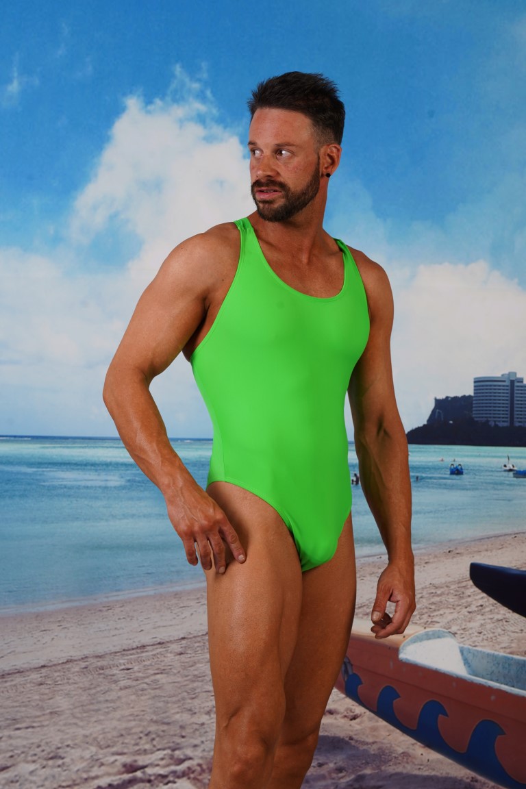 Race Back Brazilian 3/4 Bum One Piece