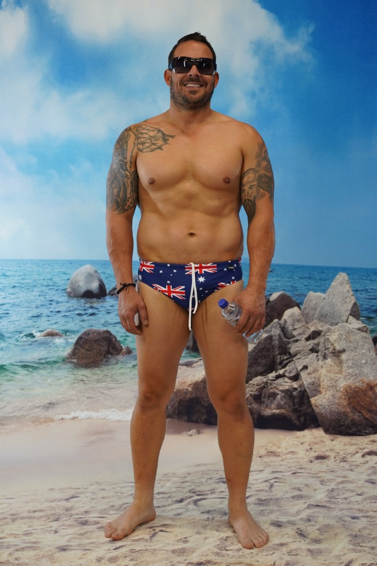 Aussie Flag Regular Briefs-Oz