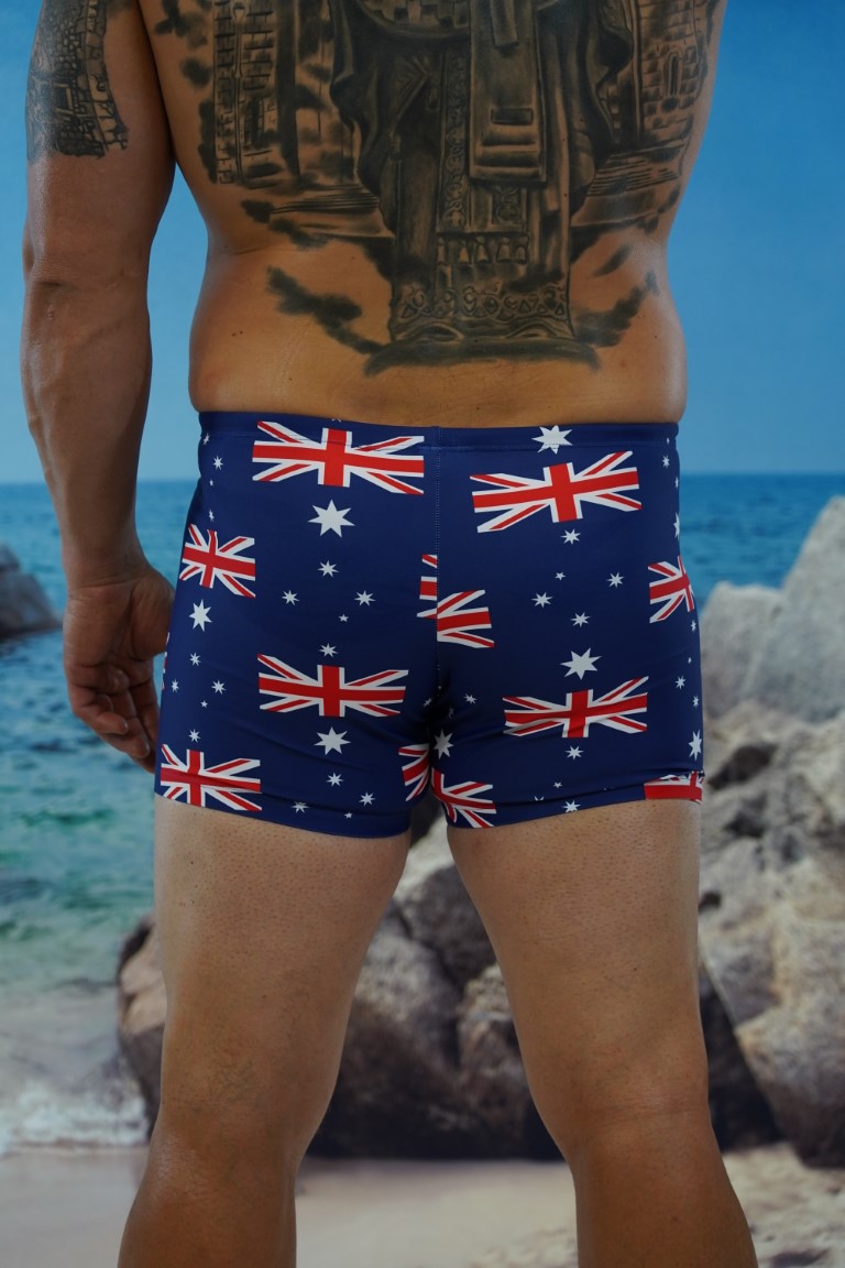 Aussie Flag Regular Trunks-OZ