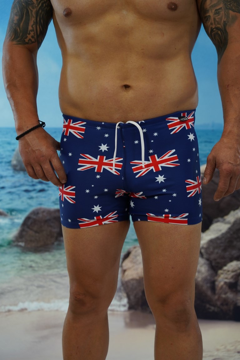 Aussie Flag Regular Trunks-OZ
