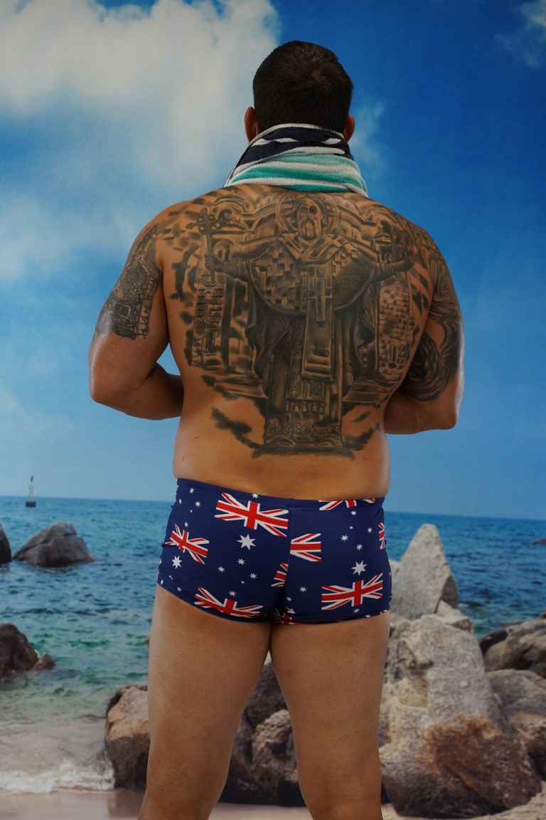 Aussie Flag Spunky Trunks-Oz